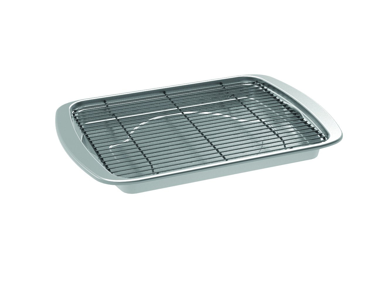 Nordic Ware Extra Large Oven Crisping Baking Tray, with Rack, Silver
